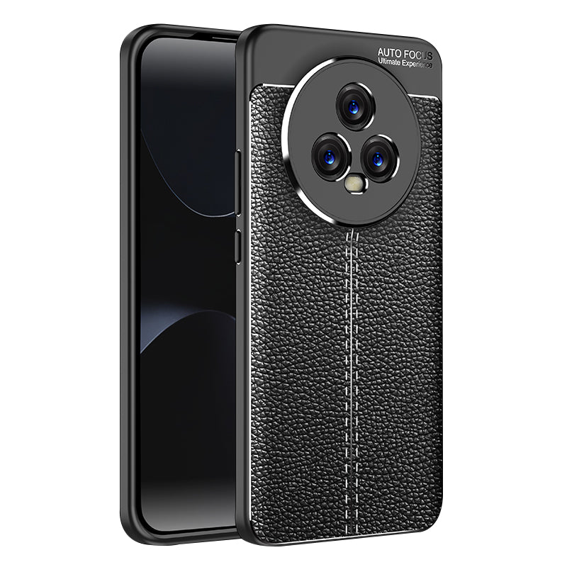 Slim TPU Phone Case for Honor Magic5 Litchi Texture Anti-Scratch Phone Cover Slim TPU Phone Case for Honor Magic5 Litchi Texture Anti-Scratch Phone Cover